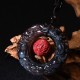 Feng Shui Rainbow Obsidian PiXiu Healing Necklace