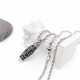 Tibetan Om Mani Padme Hum Nine-Eye Dzi Bead Necklace