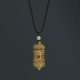 Tibet Green Sandalwood Om Mani Padme Hum Necklace