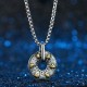 Tibetan Om Mani Padme Hum Peace Buckle Creativity Necklace