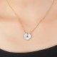 925 Silver Love Heart Tridacna Red Agate Necklace Set