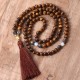 Tibetan Tiger Eye Buddha Power Necklace Pendant