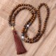 Tibetan Tiger Eye Buddha Power Necklace Pendant