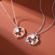925 Silver Year of the Rabbit Moonstone Necklace