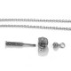 Tibetan Om Mani Padme Hum Prayer Wheel Lotus Necklace Tibetan Om Mani Padme Hum Prayer Wheel Lotus Necklace
