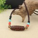Tibetan Nine-Eye Dzi Bead Protection Necklace