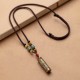 Tibetan Om Mani Padme Hum Agate Sutra Protection Necklace Tibetan Om Mani Padme Hum Agate Sutra Protection Necklace