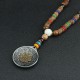 Tibetan Om Mani Padme Hum Prayer Wheel Necklace Tibetan Om Mani Padme Hum Prayer Wheel Necklace
