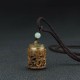 Tibet Green Sandalwood Om Mani Padme Hum Necklace
