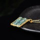 925 Silver Jade Abacus Abundance Necklace 925 Silver Jade Abacus Abundance Necklace