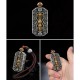 Tibetan Om Mani Padme Hum Dorje Vajra Lotus Necklace Tibetan Om Mani Padme Hum Dorje Vajra Lotus Necklace