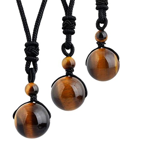 Tibetan Tiger's Eye Protection Necklace Tibetan Tiger's Eye Protection Necklace