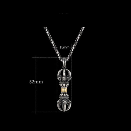 Tibetan Dorje Vajra Wealth Necklace Pendant Tibetan Dorje Vajra Wealth Necklace Pendant