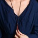 Tibetan Cinnabar Mantra Necklace