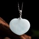 925 Silver Laughing Buddha White Jade Luck Necklace 925 Silver Laughing Buddha White Jade Luck Necklace