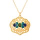 Tibet Auspicious Clouds Copper Luck Necklace