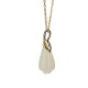 925 Silver Plated Gold Hetian Jade Magnolia Abundance Pendant 925 Silver Plated Gold Hetian Jade Magnolia Abundance Pendant