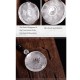 Taoism Five Sacred Mountains Yin Yang Liuli Crystal Balance Necklace Taoism Five Sacred Mountains Yin Yang Liuli Crystal Balance Necklace