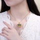 Tibet Auspicious Clouds Copper Luck Necklace