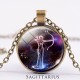 12 Constellations Zodiac Moon Star Protection Necklace 12 Constellations Zodiac Moon Star Protection Necklace