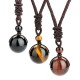 Tibetan Tiger's Eye Protection Necklace Tibetan Tiger's Eye Protection Necklace