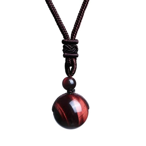 Tibetan Tiger's Eye Protection Necklace Tibetan Tiger's Eye Protection Necklace