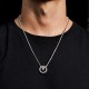 Tibetan Om Mani Padme Hum Peace Necklace Tibetan Om Mani Padme Hum Peace Necklace