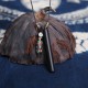 Tibetan Ebony Dzi Bead Peace Necklace Pendant Tibetan Ebony Dzi Bead Peace Necklace Pendant