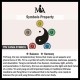 Taoism Five Sacred Mountains Yin Yang Liuli Crystal Balance Necklace Taoism Five Sacred Mountains Yin Yang Liuli Crystal Balance Necklace