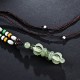 Tibetan Hetian Jade Dorje Vajra Success Necklace