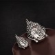 925 Sterling Silver Buddha Head Compassion Necklace