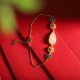 925 Silver Hetian White Jade Water Drop Necklace 925 Silver Hetian White Jade Water Drop Necklace