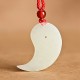 Yin Yang White Jade Cyan Jade Protection Necklace Yin Yang White Jade Cyan Jade Protection Necklace