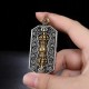 Tibetan Om Mani Padme Hum Dorje Vajra Lotus Necklace Tibetan Om Mani Padme Hum Dorje Vajra Lotus Necklace