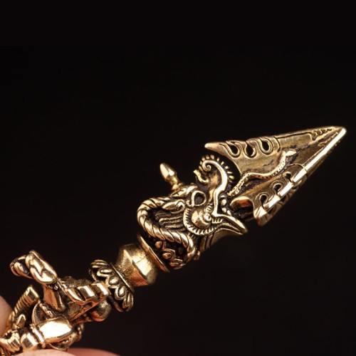 Tibetan Ganesh Elephant God of Wealth Vajra Pendant Tibetan Ganesh Elephant God of Wealth Vajra Pendant