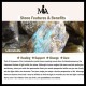 Zen Cairn Labradorite Crystal Calm Necklace Zen Cairn Labradorite Crystal Calm Necklace