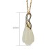 925 Silver Plated Gold Hetian Jade Magnolia Abundance Pendant 925 Silver Plated Gold Hetian Jade Magnolia Abundance Pendant