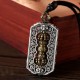 Tibetan Om Mani Padme Hum Dorje Vajra Lotus Necklace Tibetan Om Mani Padme Hum Dorje Vajra Lotus Necklace