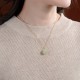 925 Silver Hetian White Jade Cat Paw Luck Necklace 925 Silver Hetian White Jade Cat Paw Luck Necklace
