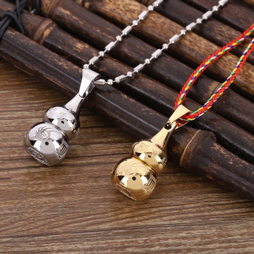 Tibetan Yin Yang Gourd Harmony Titanium Necklace Tibetan Yin Yang Gourd Harmony Titanium Necklace