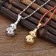 Tibetan Yin Yang Gourd Harmony Titanium Necklace Tibetan Yin Yang Gourd Harmony Titanium Necklace