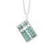 925 Silver Jade Abacus Abundance Necklace 925 Silver Jade Abacus Abundance Necklace