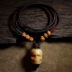 Tibetan Camel Bone Skull Protection Necklace Tibetan Camel Bone Skull Protection Necklace