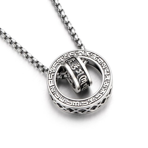 Tibetan Om Mani Padme Hum Peace Necklace Tibetan Om Mani Padme Hum Peace Necklace