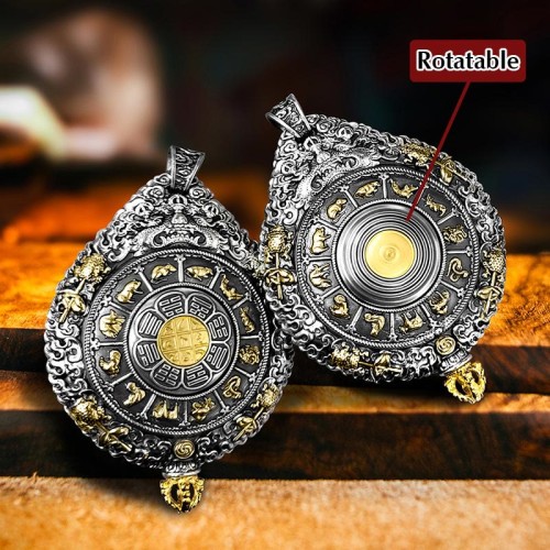 Zodiac Buddha Thangka Wealth Necklace Zodiac Buddha Thangka Wealth Necklace