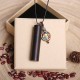 Tibetan Ebony Dzi Bead Peace Necklace Pendant Tibetan Ebony Dzi Bead Peace Necklace Pendant