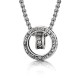 Tibetan Om Mani Padme Hum Peace Necklace Tibetan Om Mani Padme Hum Peace Necklace