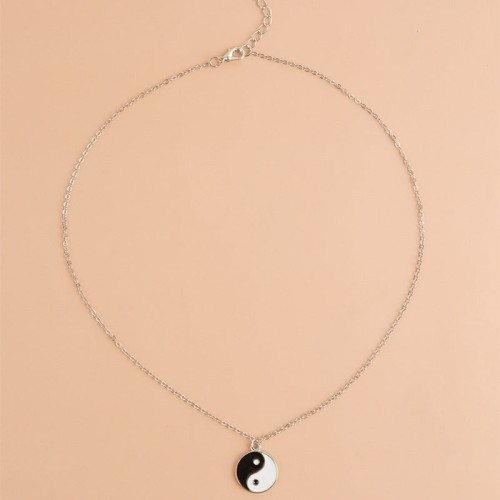 Yin Yang Harmony Balance Necklace Pendant (2pcs)