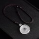 Taoism Five Sacred Mountains Yin Yang Liuli Crystal Balance Necklace Taoism Five Sacred Mountains Yin Yang Liuli Crystal Balance Necklace