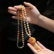 Tibetan Golden Silk Jade Wealth Pendant Necklace Tibetan Golden Silk Jade Wealth Pendant Necklace
